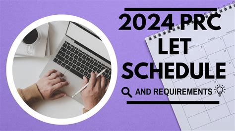 prc requirements for let 2024|Updated LET Requirements and Schedule 2024 .